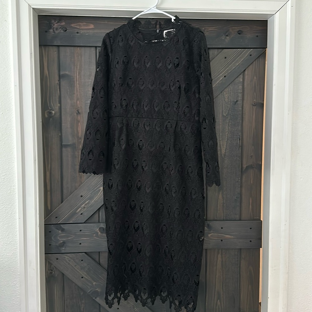 Dainty Jewells Black Lace Dress